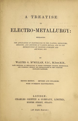 A treatise on electro-metallurgy