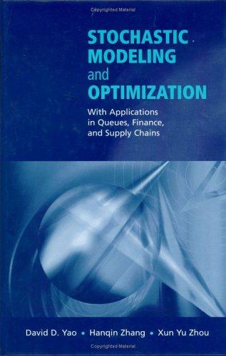 Stochastic modeling and optimization