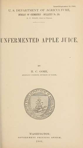 Unfermented apple juice