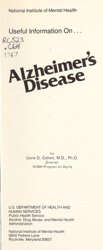 Useful information on... Alzheimer's disease