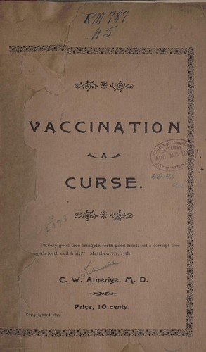 Vaccination a curse ...