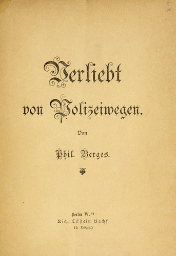 Verliebt von Polizeiwegen
