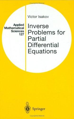 Inverse problems for partial differential equations
