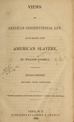 Views of American constitutional law