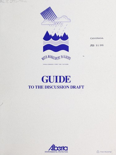 Water management in Alberta
