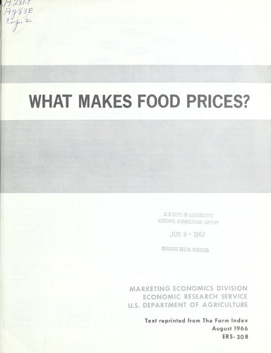 What makes food prices?