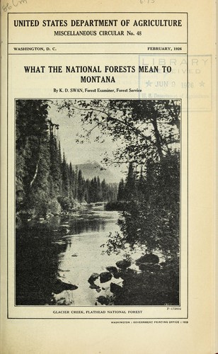 What the national forests mean to Montana