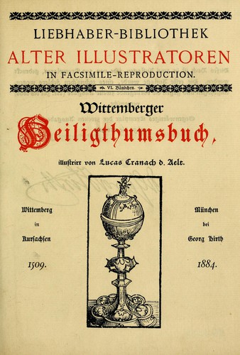 Wittemberger Heiligthumsbuch