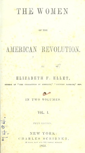The women of the American revolution