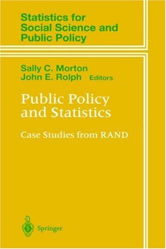 Public policy and Statistics