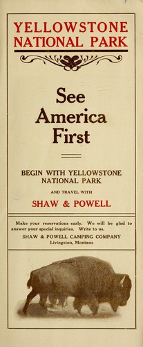 Yellowstone Park by camp