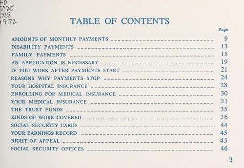 Your social security