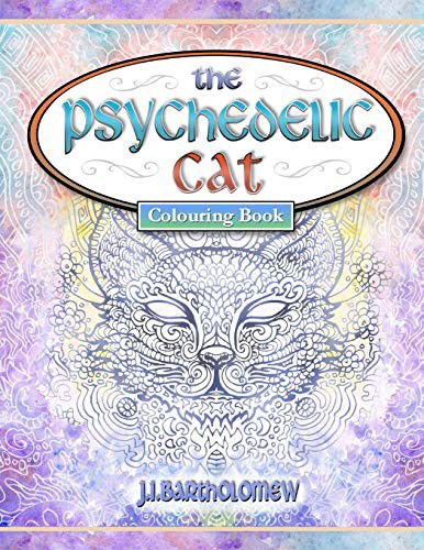 The Psychedelic Cat Colouring Book