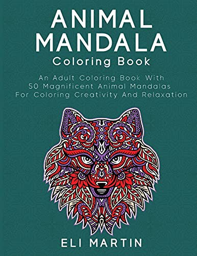 Animal Mandala Coloring Book
