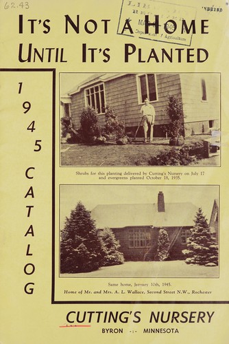 It's not a home until it's planted, 1945 catalogue