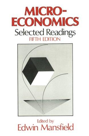 Microeconomics, Selected Readings