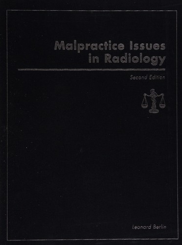 Malpractice issues in radiology