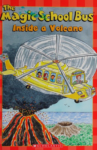 The Magic School Bus inside a volcano