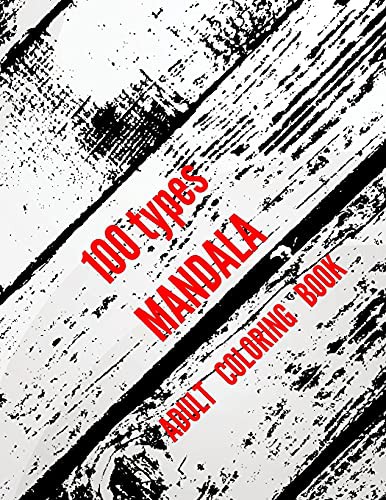 100 types Mandala Coloring Book