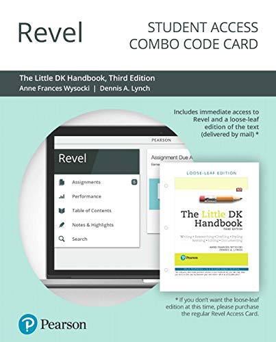 Revel for The Little DK Handbook -- Combo Access Card