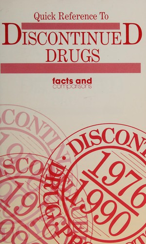 Quick reference to discontinued drugs