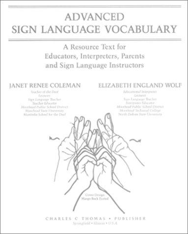 Advanced sign language vocabulary