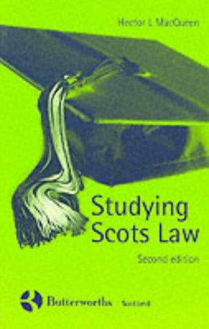 Studying Scots law