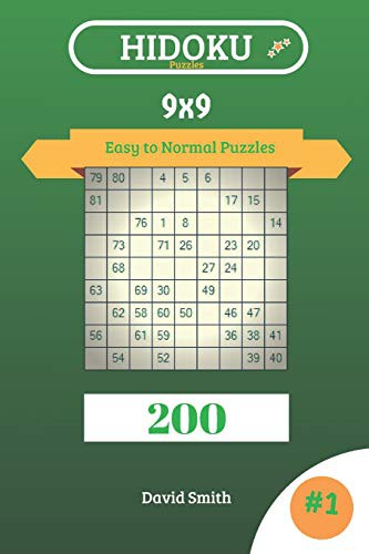 Hidoku Puzzles - 200 Easy to Normal Puzzles 9x9 vol.1
