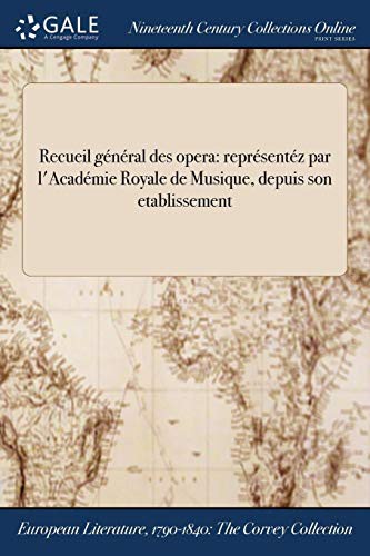 Recueil général des opera