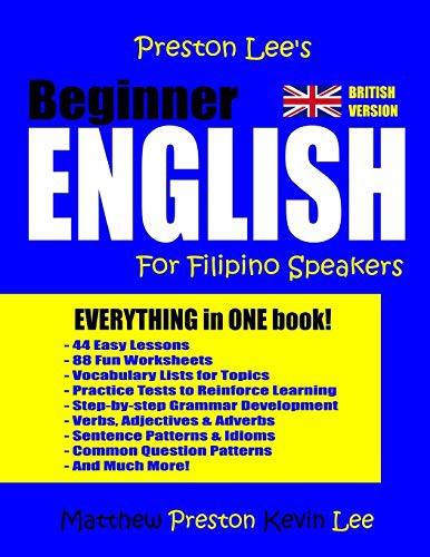 Preston Lee's Beginner English For Filipino Speakers