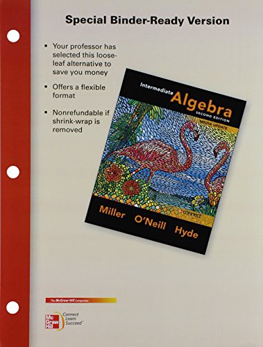 Loose Leaf Intermediate Algebra with ALEKS 11 Weeks Access Card