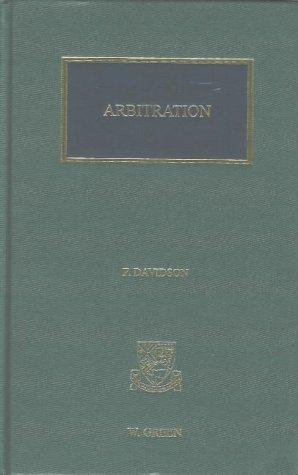 Arbitration (SULI: Scottish Universities Law Institute)