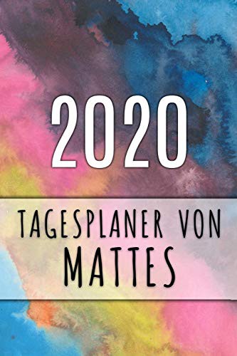 2020 Tagesplaner von Mattes
