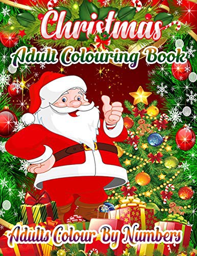 Christmas Adults Colour By Numbers