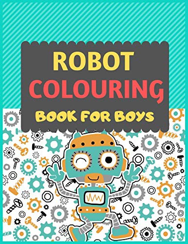 Robot Colouring Book For Boys