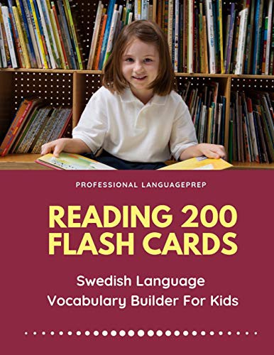 Reading 200 Flash Cards Swedish Language Vocabulary Builder For Kids