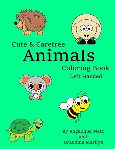 Cute & Carefree Animals Coloring Book