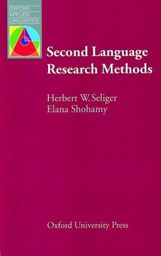 Second Language Research Methods