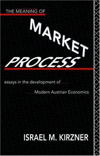 The Meaning of Market Process