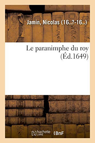 Le paranimphe du roy