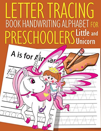 Letter Tracing Book Handwriting Alphabet for Preschoolers Little and Unicorn