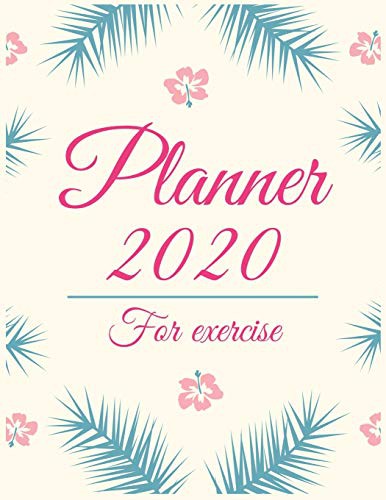 Planner 2020 for exercise : Jan 1, 2020 to Dec 31, 2020