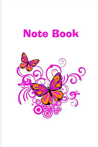 Pink Butterfly Note Book