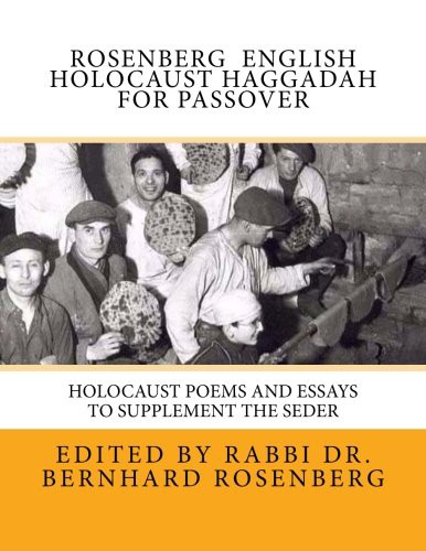 Rosenberg English Holocaust Haggadah For Passover