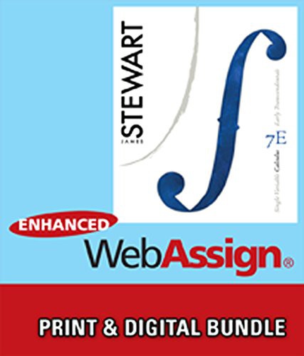 Bundle : Single Variable Calculus : Early Transcendentals, 7th + WebAssign Printed Access Card for Stewart's Calculus