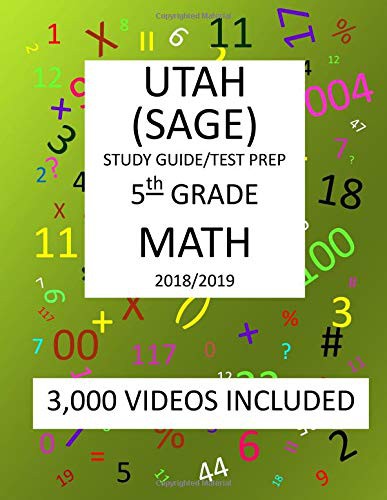5th Grade UTAH SAGE, 2019 MATH, Test Prep :