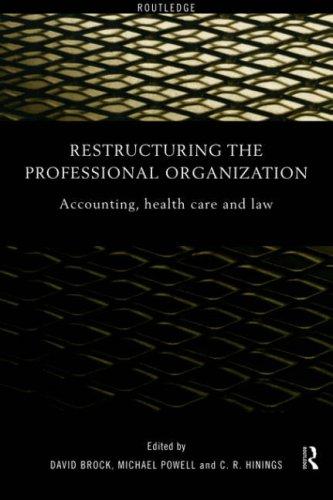 Restructuring the Professional Organisation