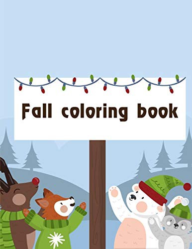 Fall coloring book