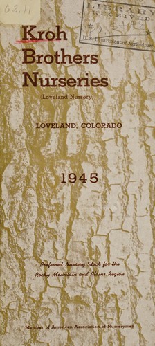 Preferred nursery stock for the Rocky Mountain and Plains Region, 1945