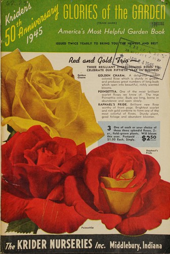 Krider's glories of the garden, 50th Anniversary, 1945